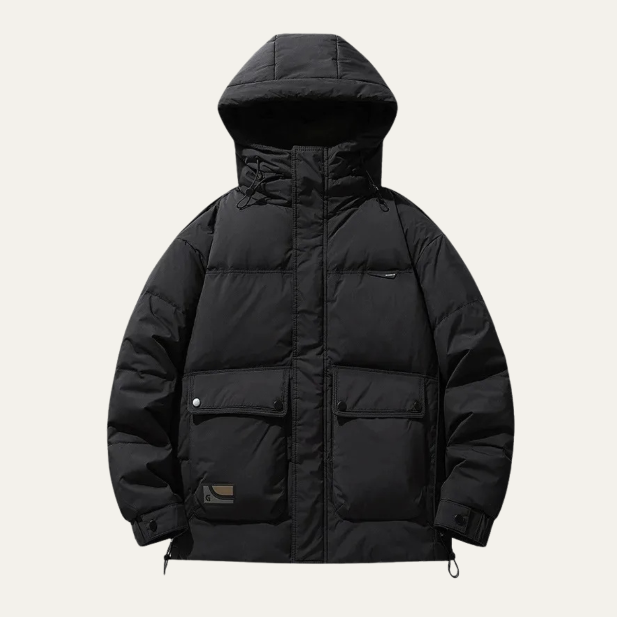 VogeLuxe | Men’s Boxy Waist-Length Puffer Jacket 0