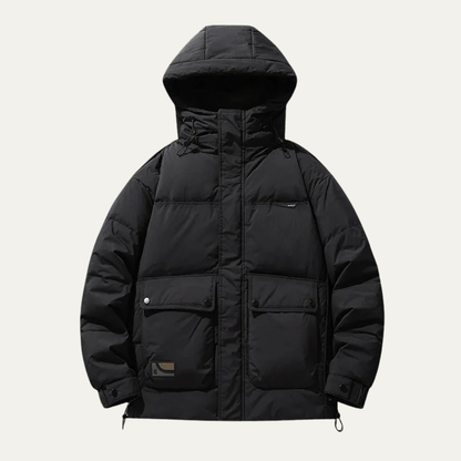 VogeLuxe | Men’s Boxy Waist-Length Puffer Jacket 0