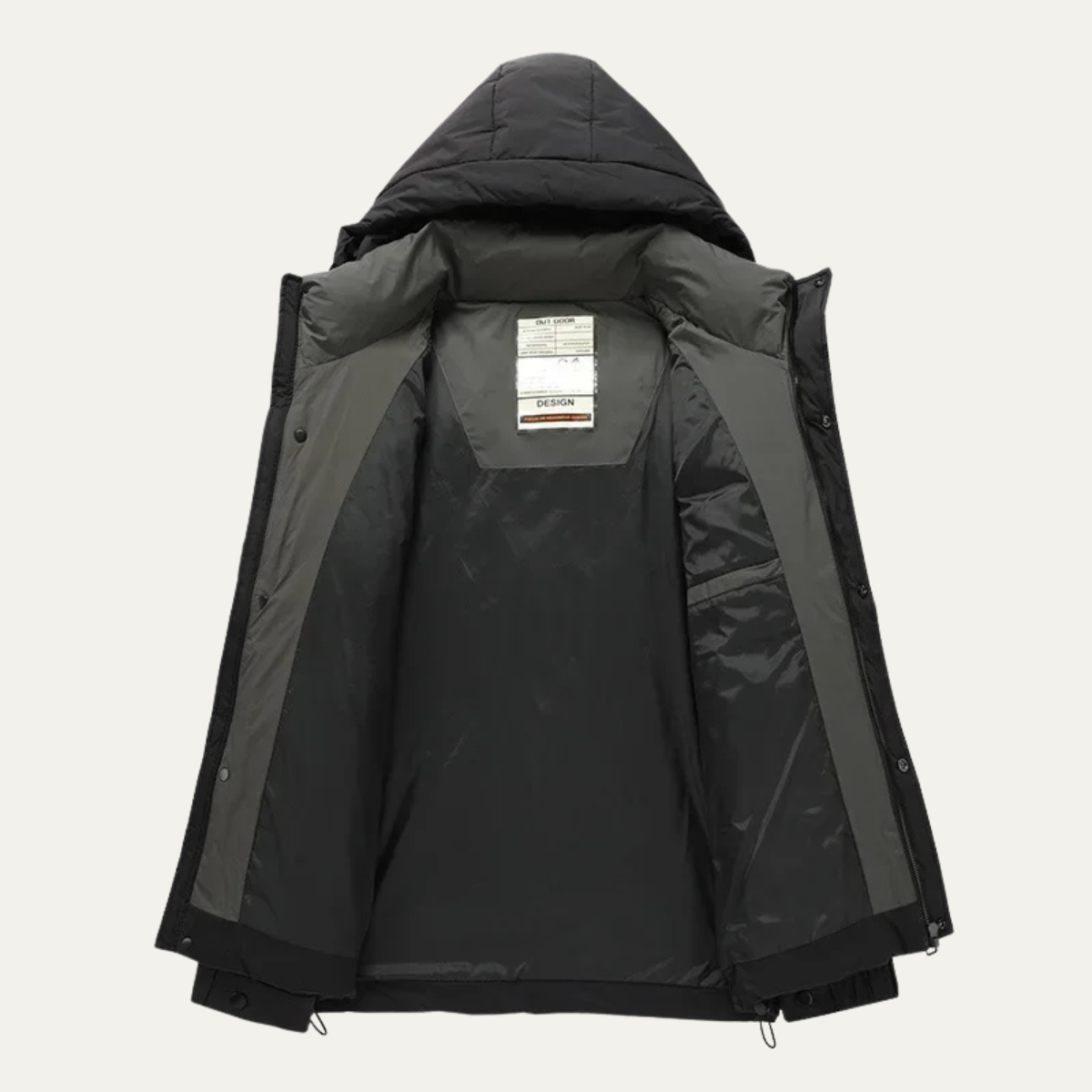 VogeLuxe | Men’s Boxy Waist-Length Puffer Jacket 1