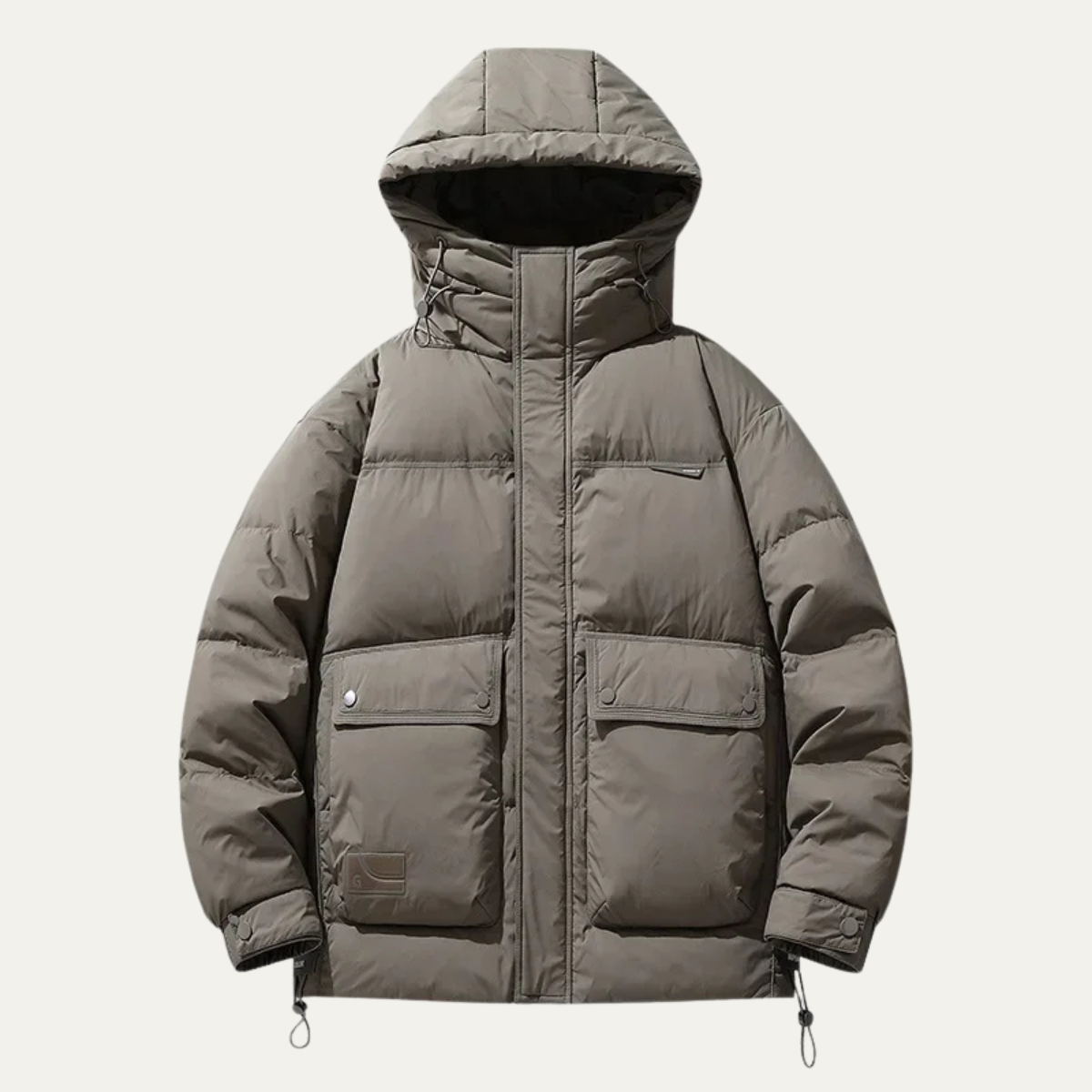 VogeLuxe | Men’s Boxy Waist-Length Puffer Jacket 9