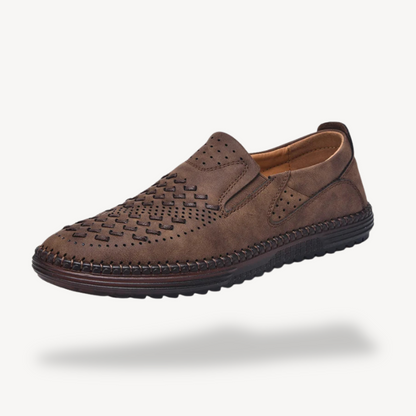 VogeLuxe | Men’s Breathable Leather Loafers 0