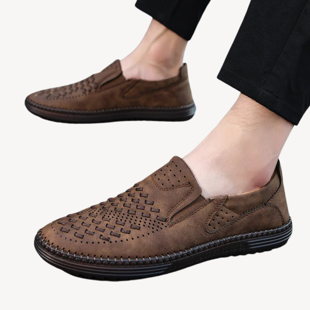 VogeLuxe | Men’s Breathable Leather Loafers 1