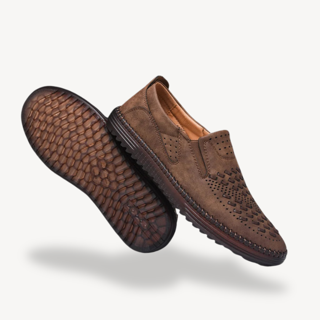 VogeLuxe | Men’s Breathable Leather Loafers 2