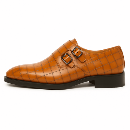 VogeLuxe | Men’s Buckle Square Toe Shoes 1