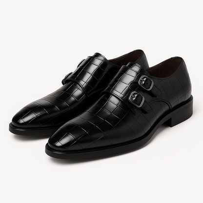 VogeLuxe | Men’s Buckle Square Toe Shoes 3