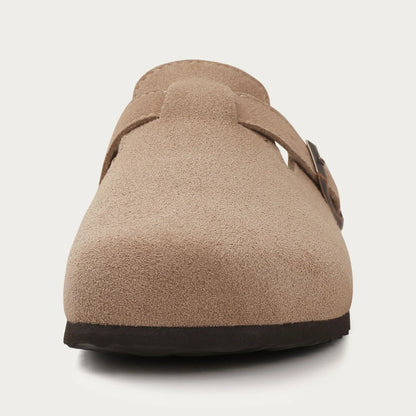 VogeLuxe | Men’s Buckled Cork Footbed Mule Clogs 3