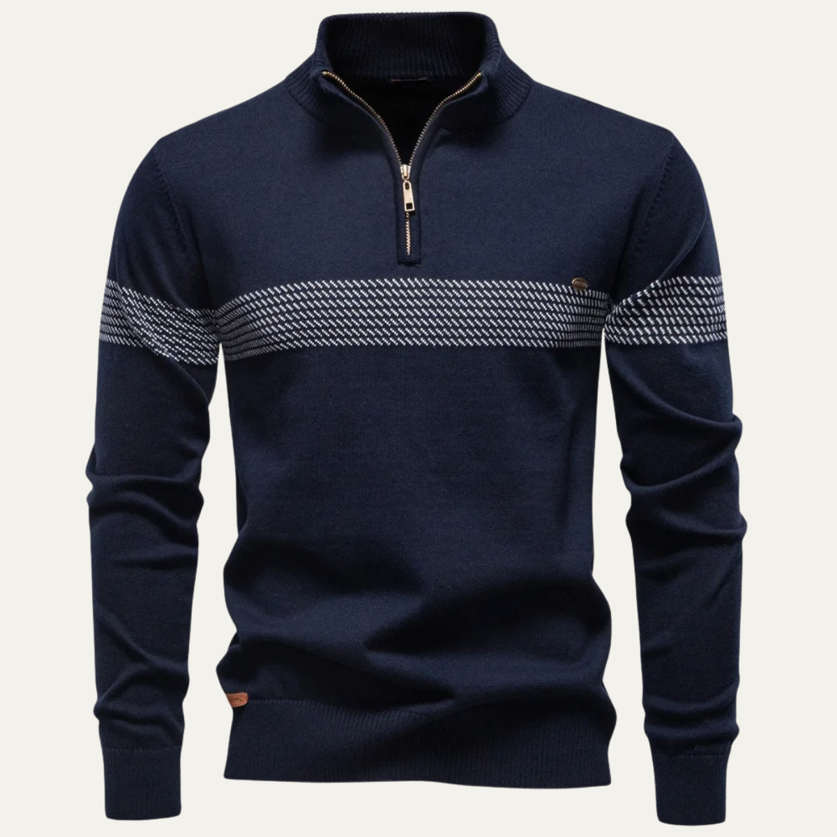 VogeLuxe | Men’s Business Quarter-Zip Knit Sweater 0