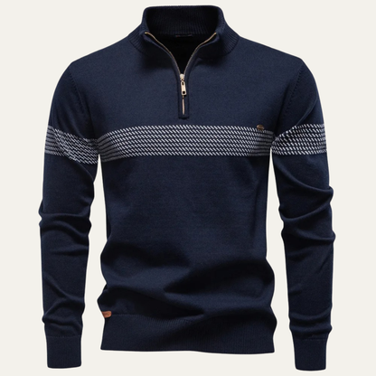 VogeLuxe | Men’s Business Quarter-Zip Knit Sweater 0