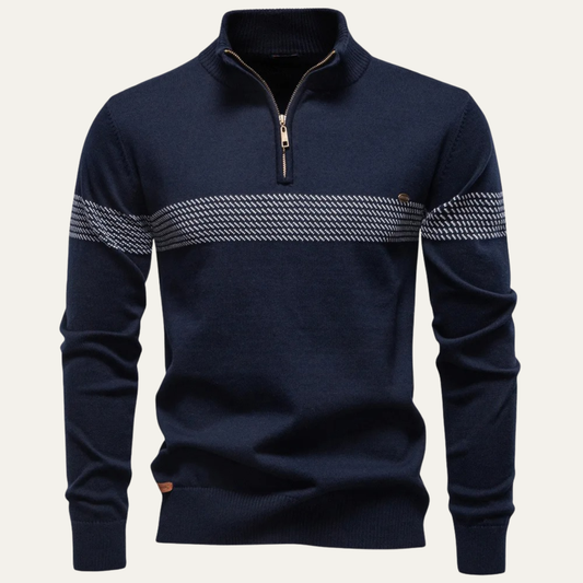 VogeLuxe | Men’s Business Quarter-Zip Knit Sweater 0