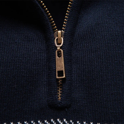 VogeLuxe | Men’s Business Quarter-Zip Knit Sweater 5