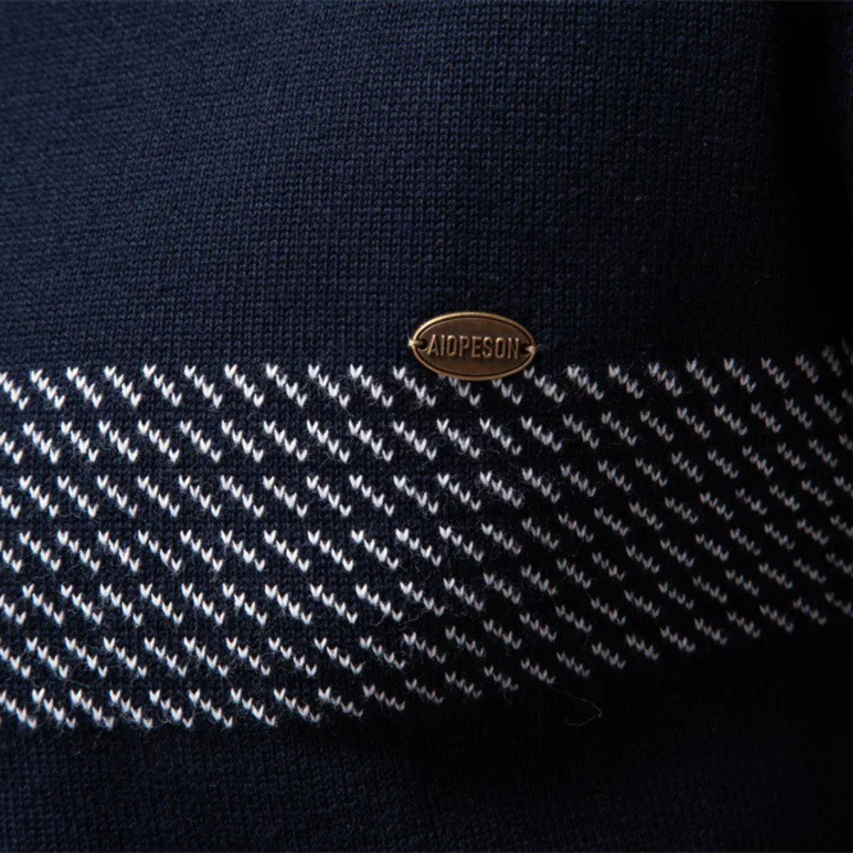 VogeLuxe | Men’s Business Quarter-Zip Knit Sweater 6