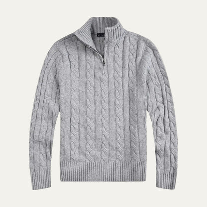 VogeLuxe | Men’s Cable Knit Casual Sweater 0
