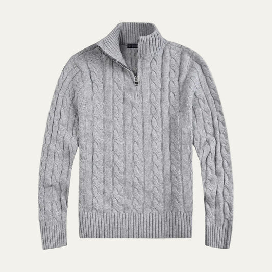 VogeLuxe | Men’s Cable Knit Casual Sweater 0