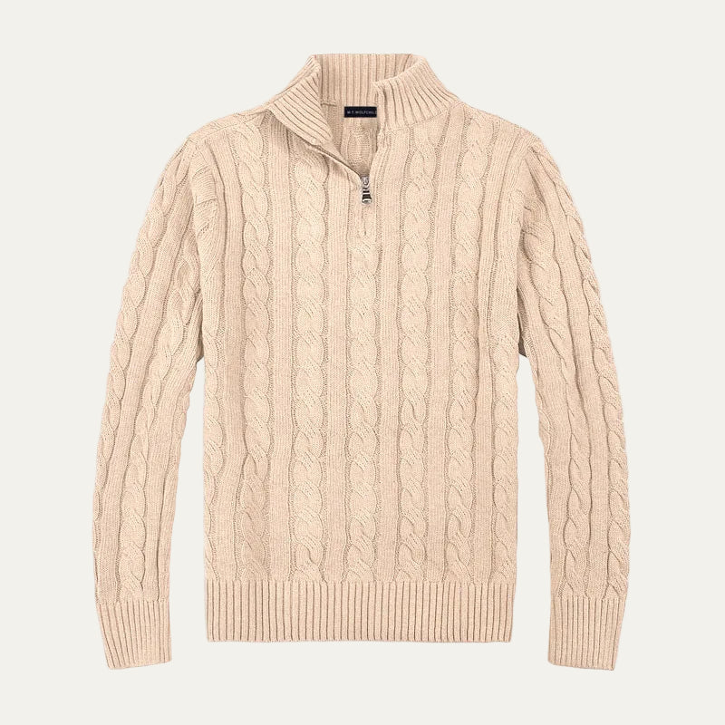 VogeLuxe | Men’s Cable Knit Casual Sweater 6