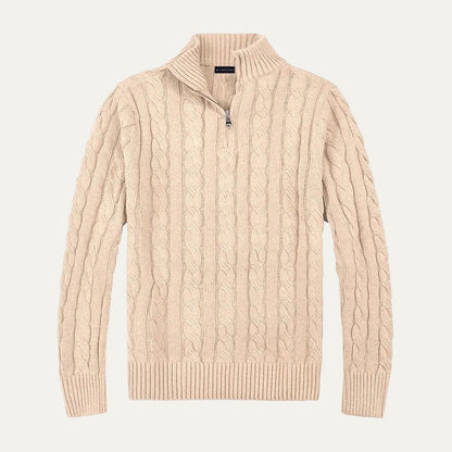 VogeLuxe | Men’s Cable Knit Casual Sweater 6