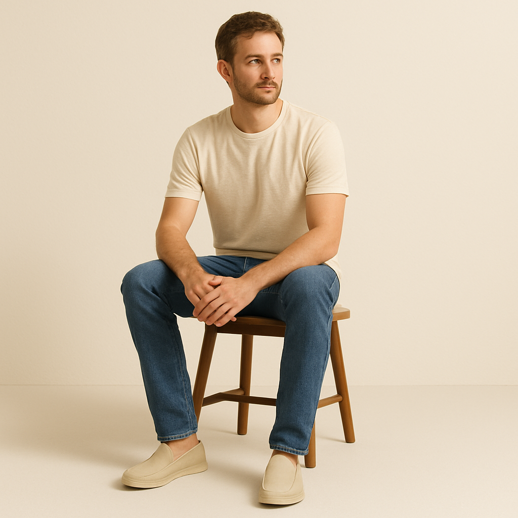 VogeLuxe | Men’s Canvas Slip-On Loafers 6