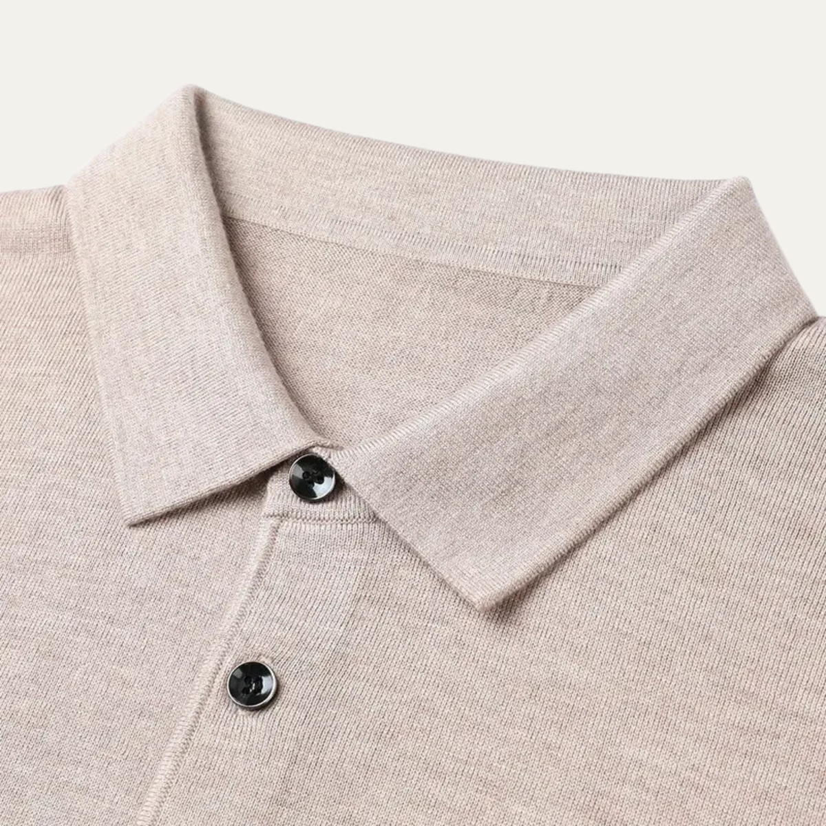 VogeLuxe | Men’s Cashmere Knitted Polo Shirt 4