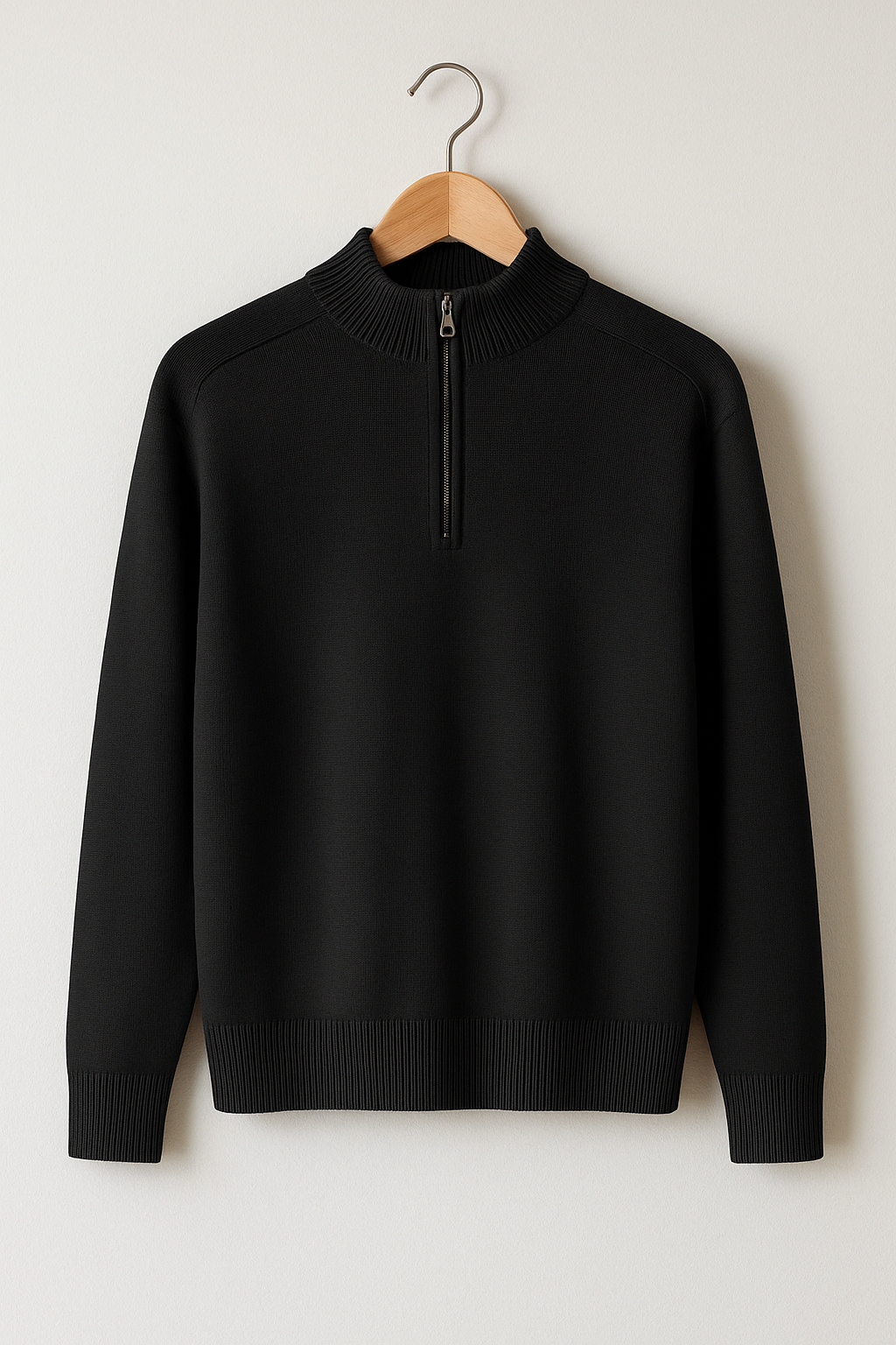 VogeLuxe | Men’s Cashmere Semi High Neck Sweater 3