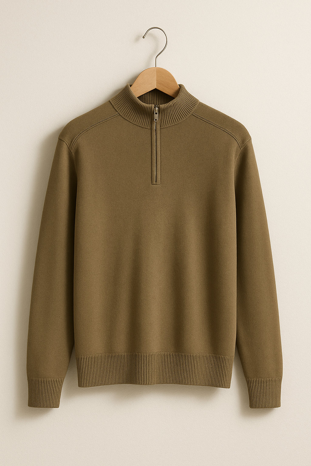 VogeLuxe | Men’s Cashmere Semi High Neck Sweater 5