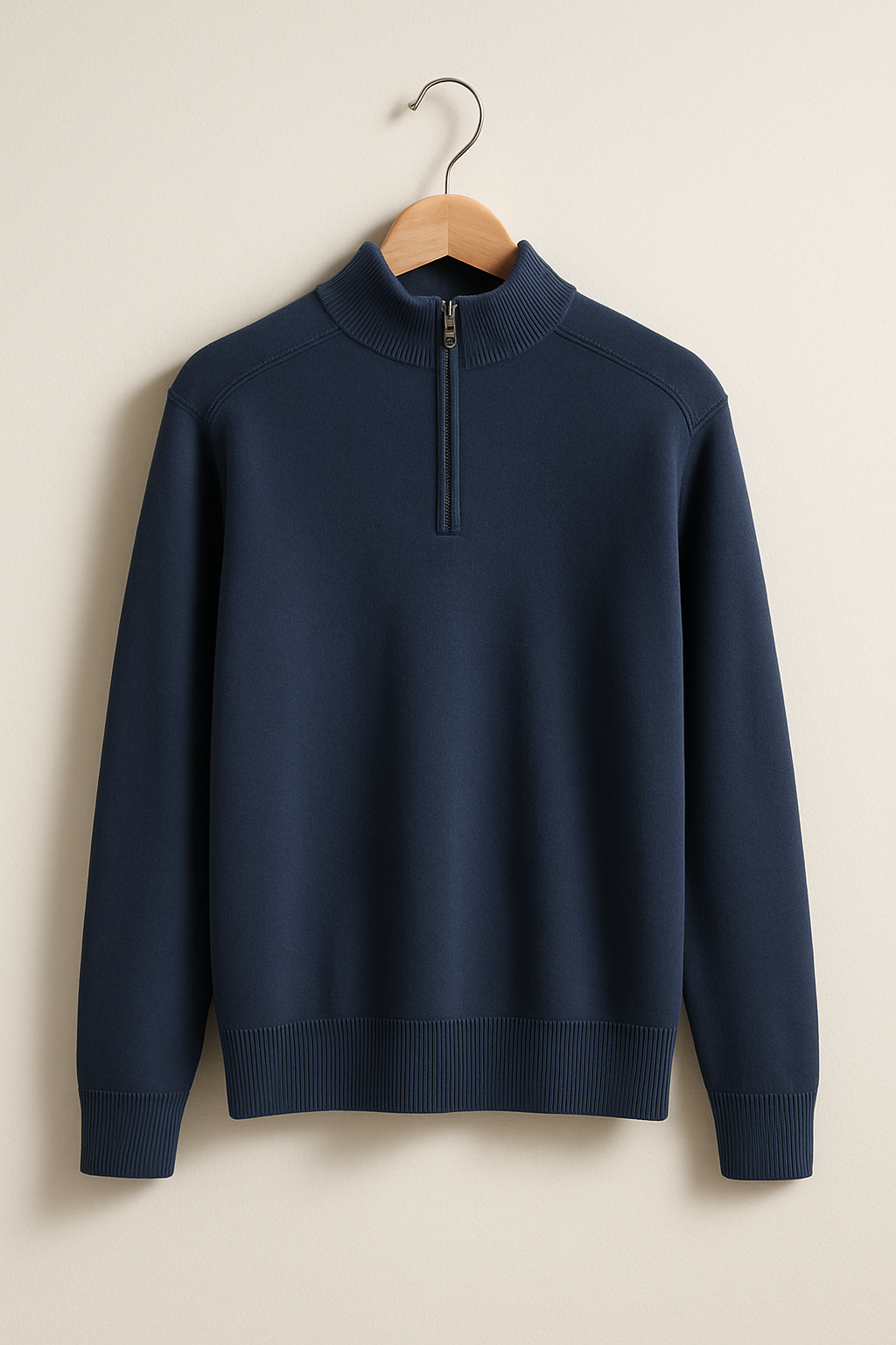 VogeLuxe | Men’s Cashmere Semi High Neck Sweater 7