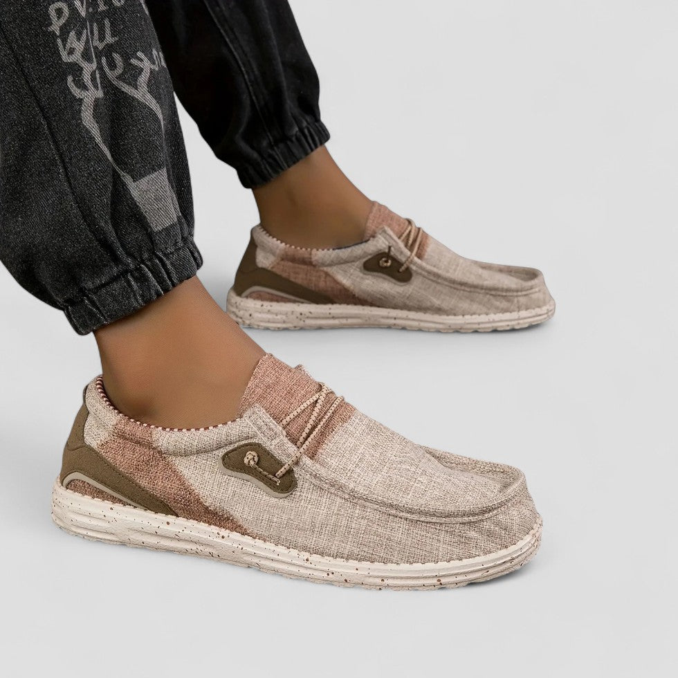 VogeLuxe | Men’s Casual Color-Block Slip-On Shoes 5