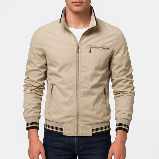VogeLuxe | Men’s Casual Cotton Zip Jacket 0