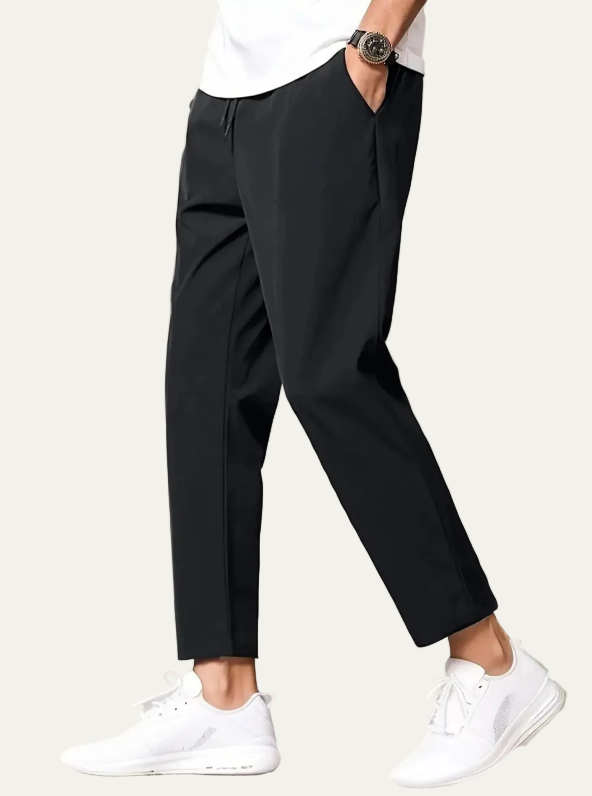VogeLuxe | Men’s Casual Cropped Trousers 0