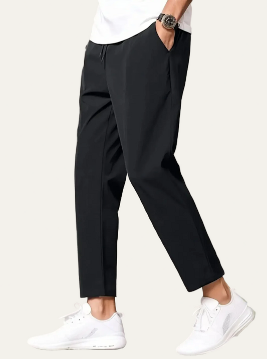 VogeLuxe | Men’s Casual Cropped Trousers 0