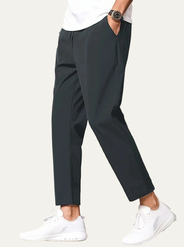 VogeLuxe | Men’s Casual Cropped Trousers 1