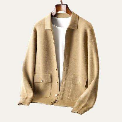 VogeLuxe | Men’s Casual Knit Shirt Jacket 0