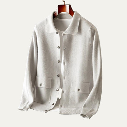 VogeLuxe | Men’s Casual Knit Shirt Jacket 1