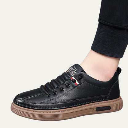 VogeLuxe | Men’s Casual Leather Low-Top Sneakers 2