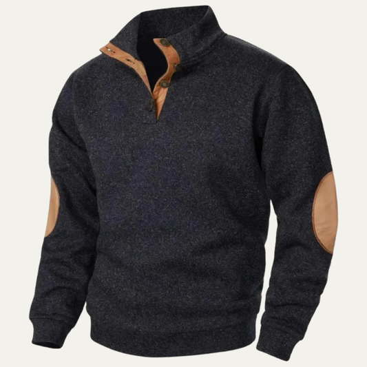 VogeLuxe | Men’s Casual Mock Neck Sweater 0