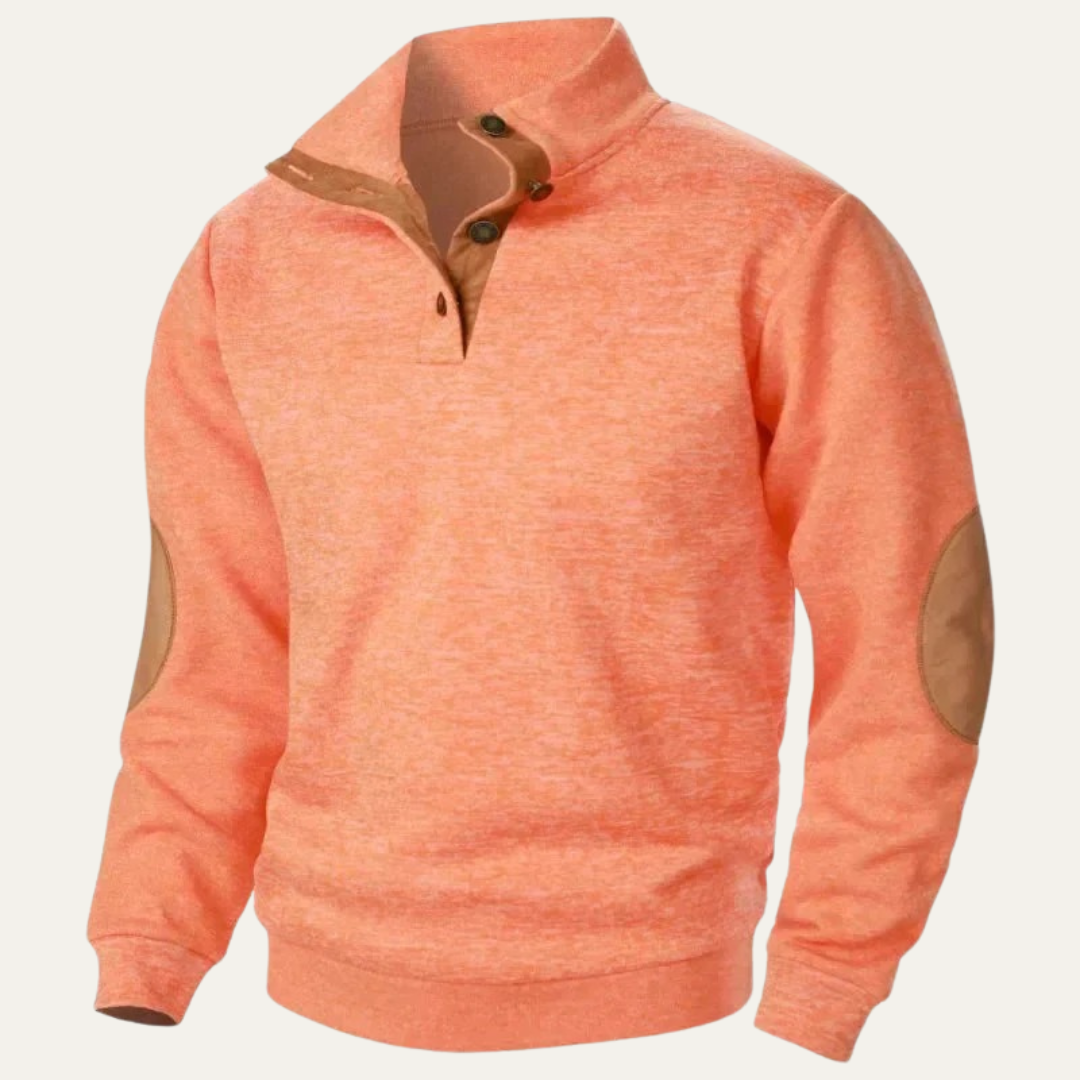 VogeLuxe | Men’s Casual Mock Neck Sweater 1