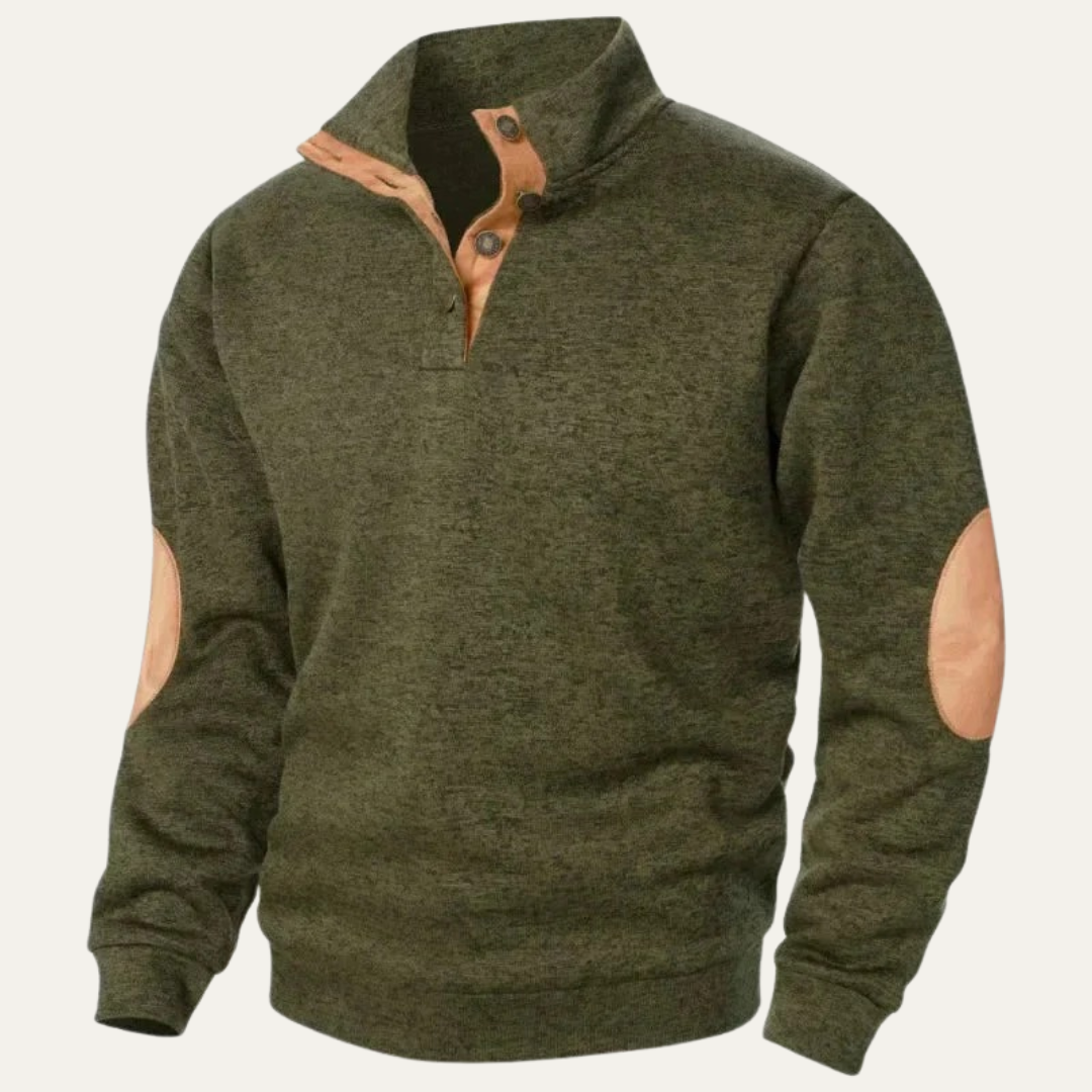 VogeLuxe | Men’s Casual Mock Neck Sweater 3