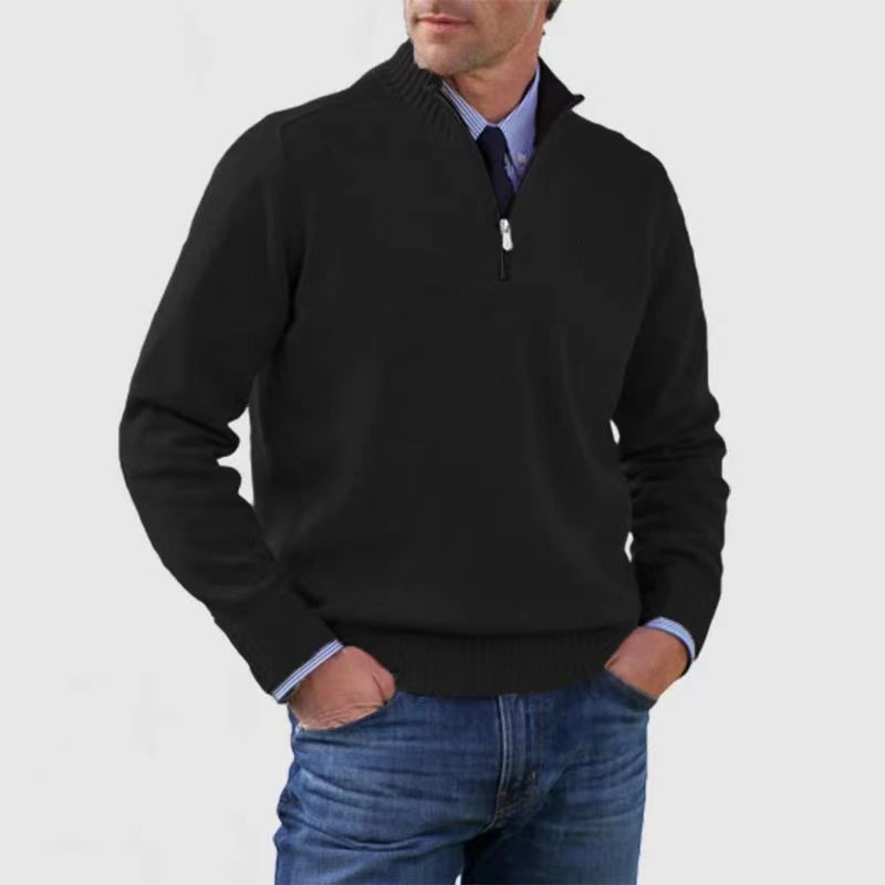 VogeLuxe | Men’s Casual Quarter-Zip Pullover 2