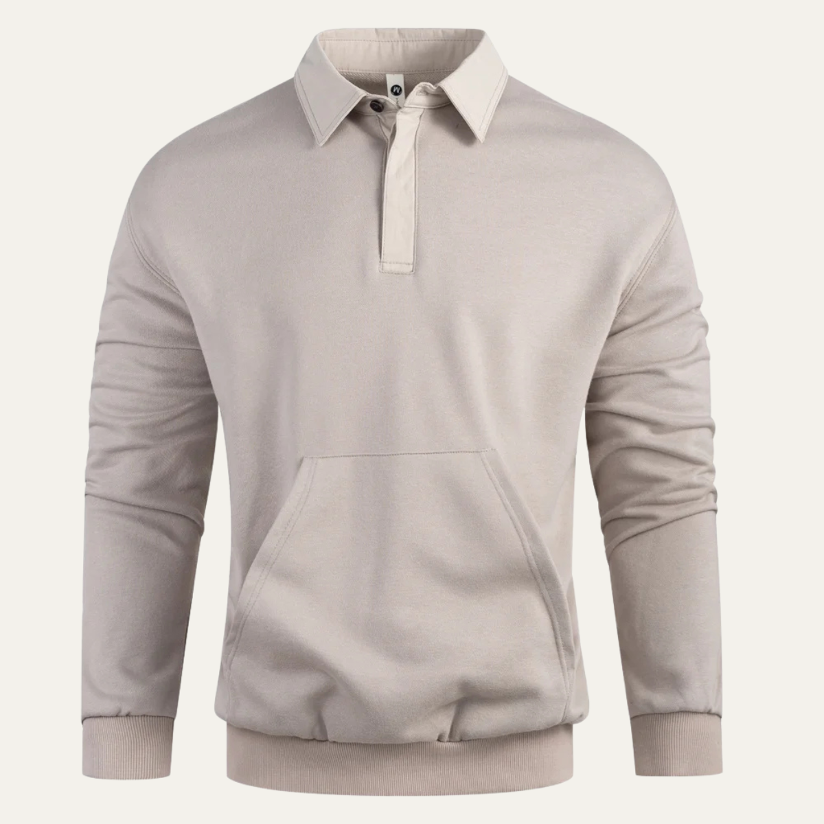 VogeLuxe | Men’s Casual Rugby Polo Sweatshirt 0