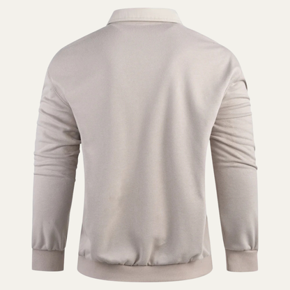 VogeLuxe | Men’s Casual Rugby Polo Sweatshirt 2