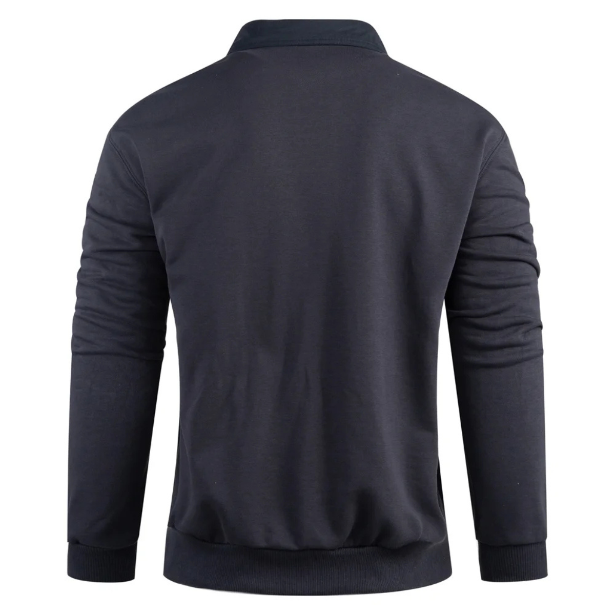 VogeLuxe | Men’s Casual Rugby Polo Sweatshirt 6