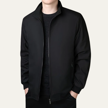 VogeLuxe | Men’s Casual Zip-Front Bomber Jacket 6
