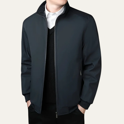 VogeLuxe | Men’s Casual Zip-Front Bomber Jacket 7