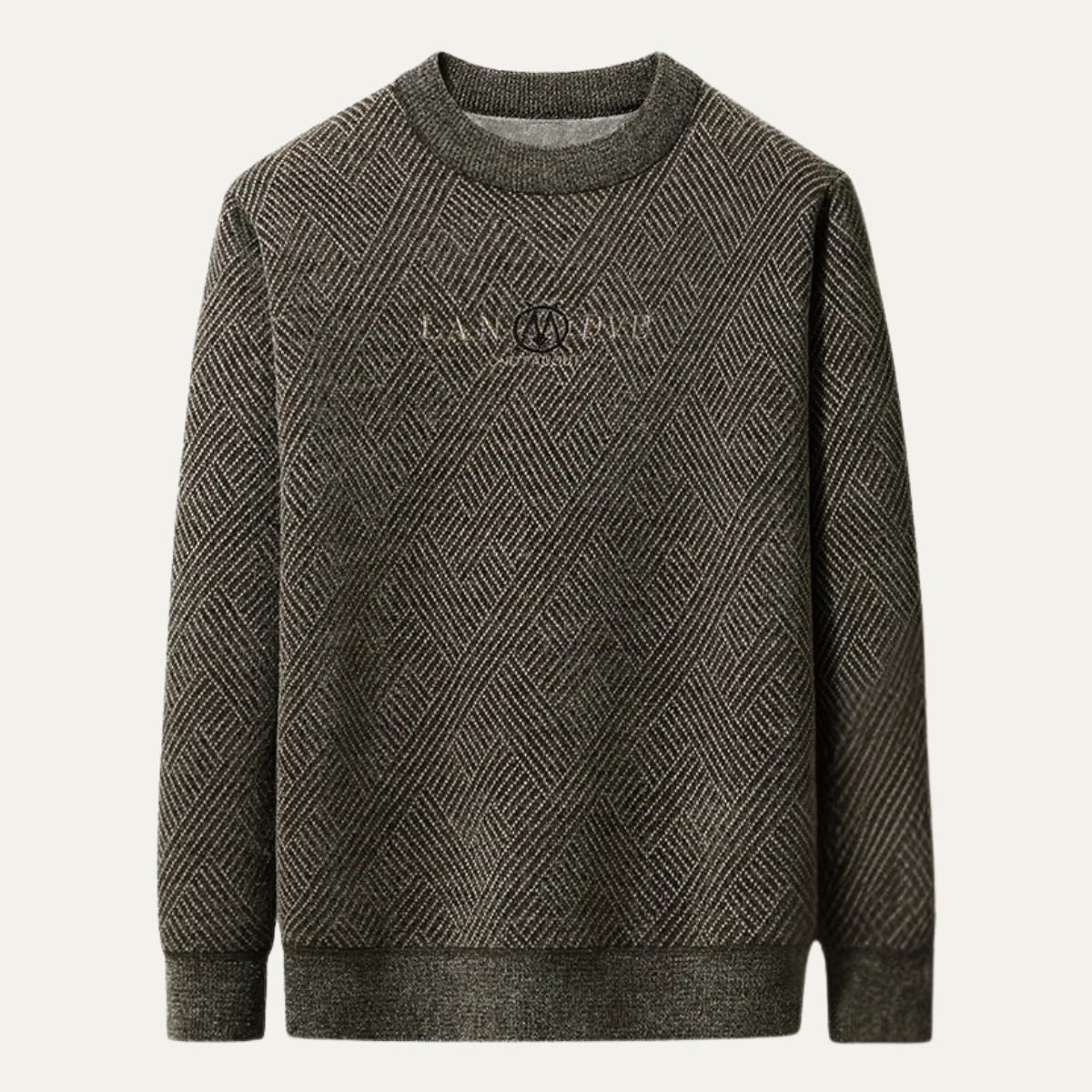 VogeLuxe | Men’s Chevron Knit Crewneck 0