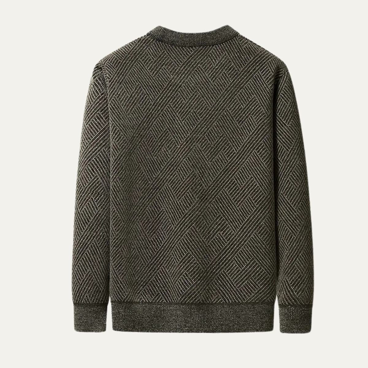 VogeLuxe | Men’s Chevron Knit Crewneck 1