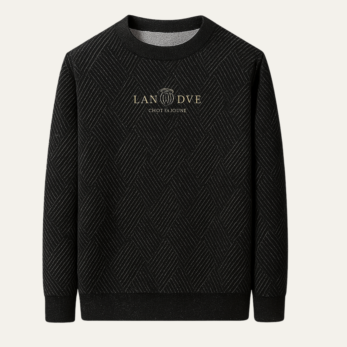 VogeLuxe | Men’s Chevron Knit Crewneck 3
