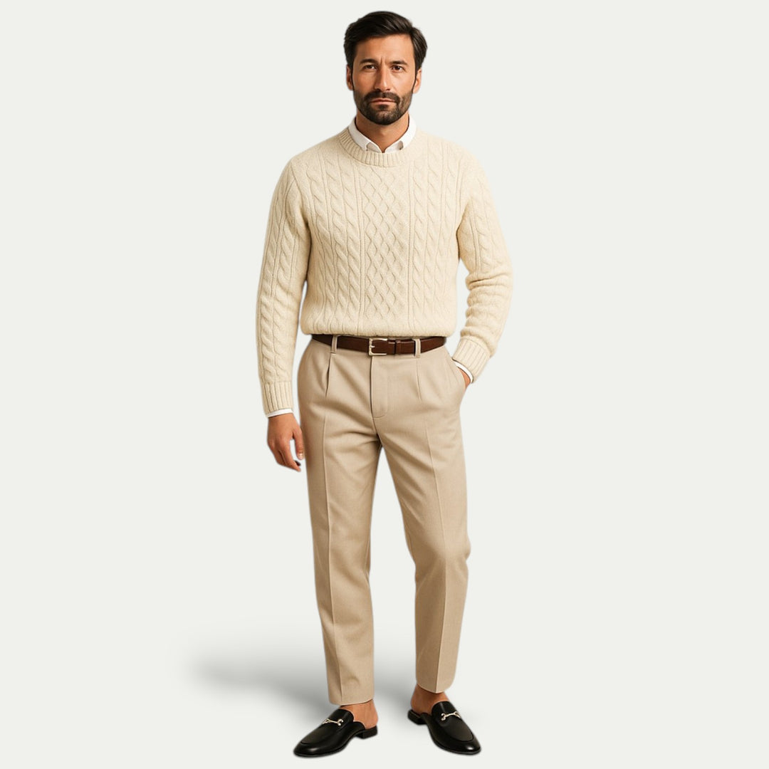 VogeLuxe | Men’s Chic Slip-On Mules with Buckle Accent 2