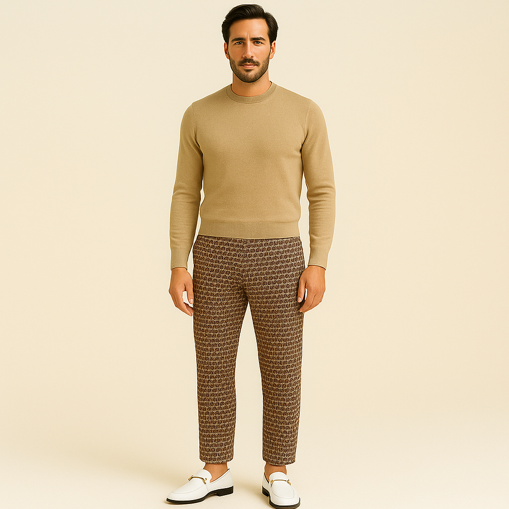 VogeLuxe | Men’s Chic Slip-On Mules with Buckle Accent 4