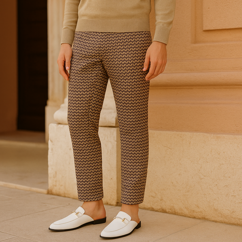 VogeLuxe | Men’s Chic Slip-On Mules with Buckle Accent 5