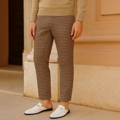 VogeLuxe | Men’s Chic Slip-On Mules with Buckle Accent 5