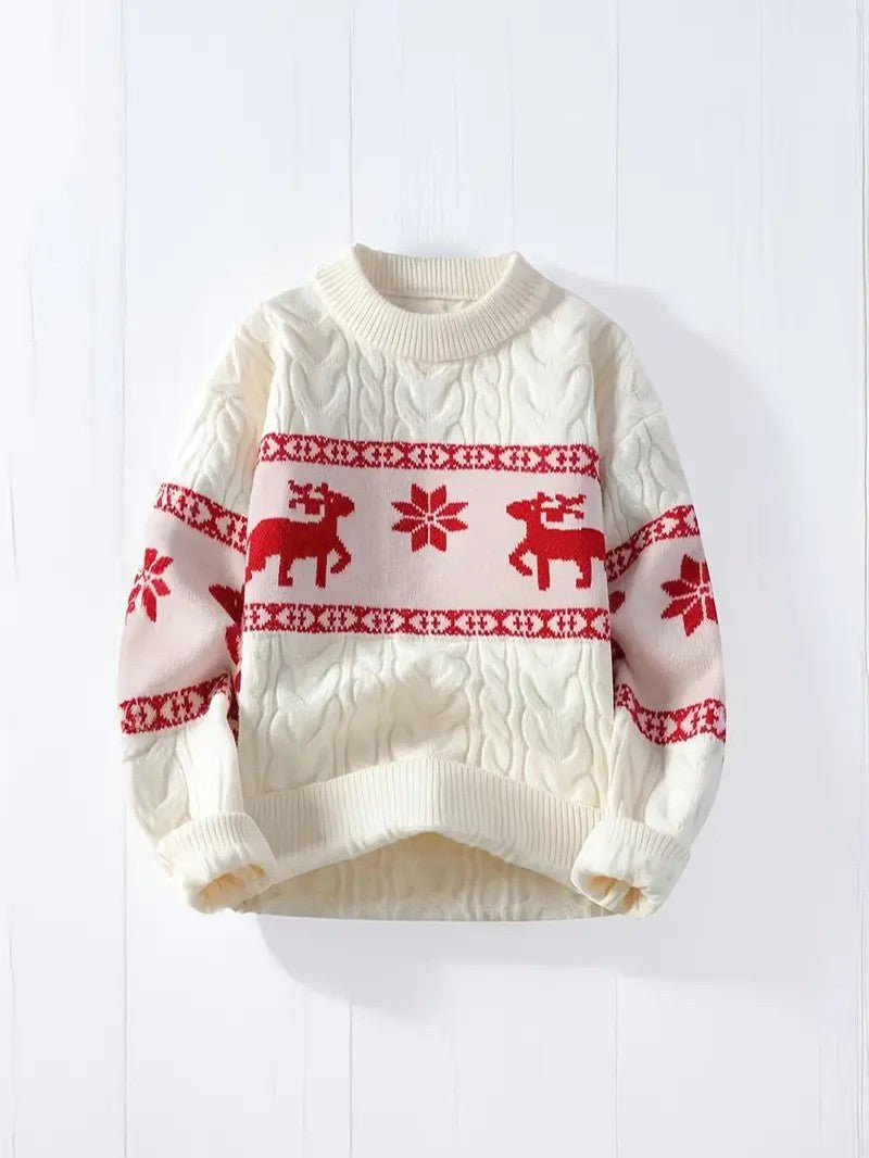 VogeLuxe | Men’s Christmas Cable Knit Sweater 0