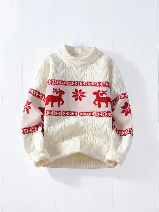 VogeLuxe | Men’s Christmas Cable Knit Sweater 0